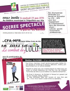 invitation mail soirée spectacle CDL